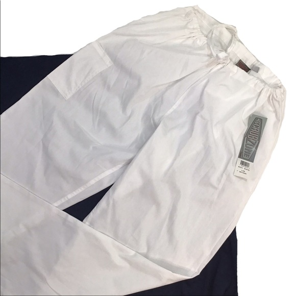 ScrubZone - 
Landau Unisex Relaxed Fit 2-Pocket Drawstring Cargo Scrub Pants - L - Picture 11 of 14